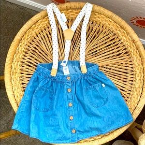 OshKosh B’gosh suspender skirt